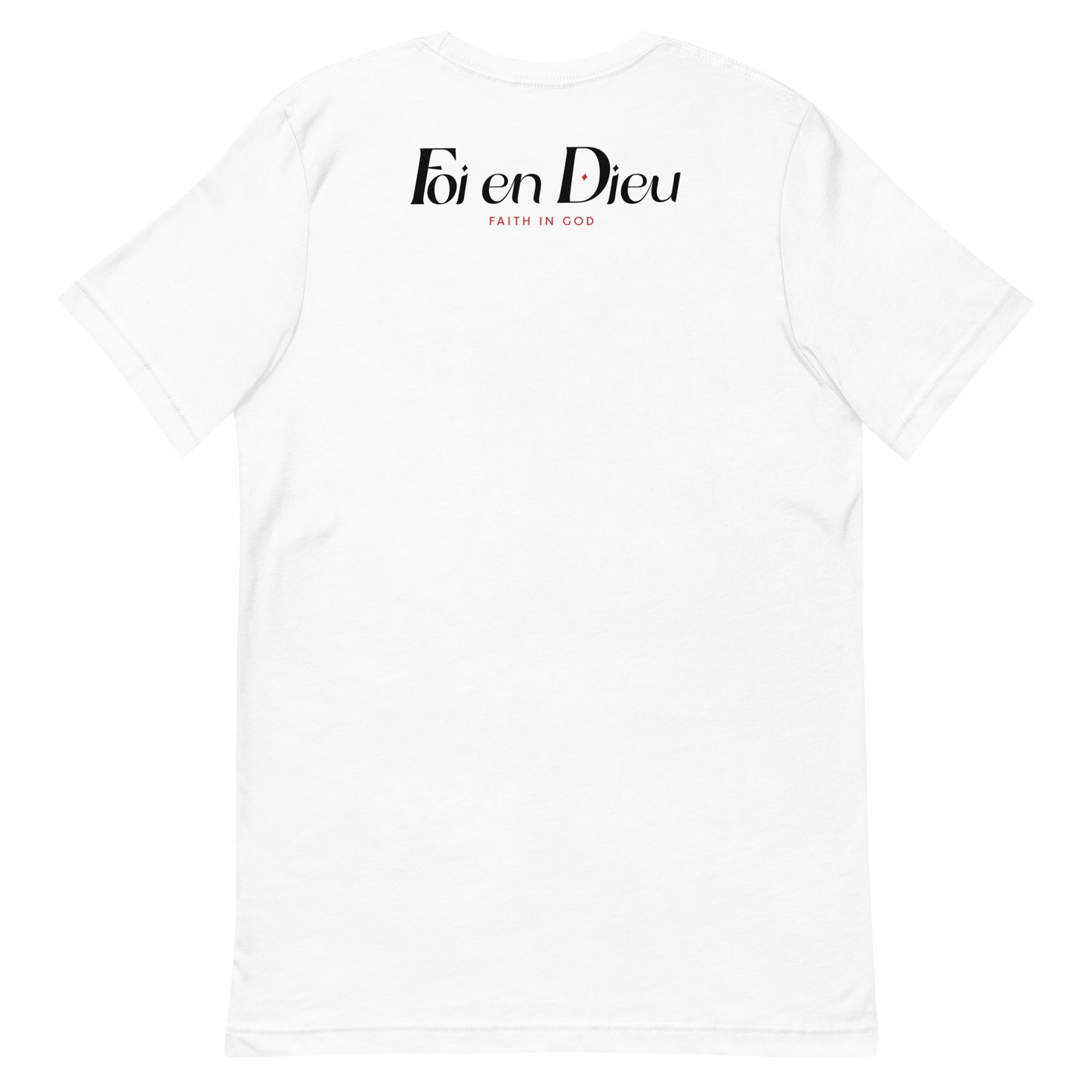 Unisex Colored Logo White Shirt