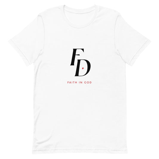 Unisex Colored Logo White Shirt